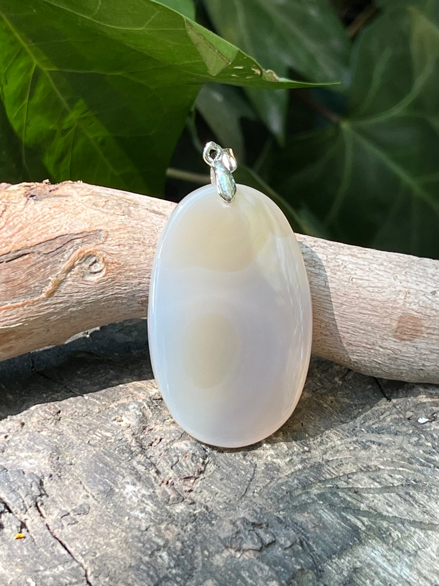 Unique Sterling Silver Scenic Agate