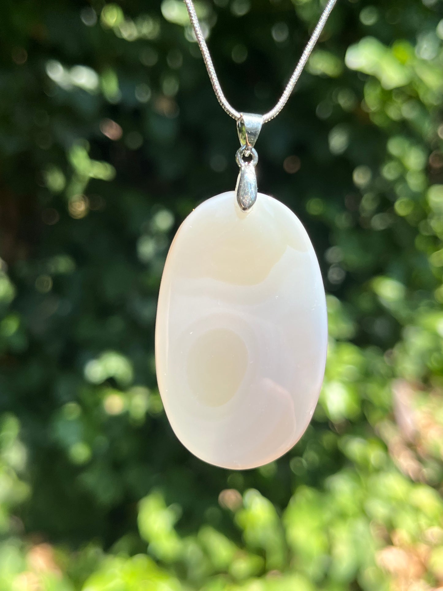 Unique Sterling Silver Scenic Agate